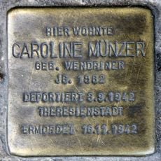 Stolperstein em memória de Caroline Münzer