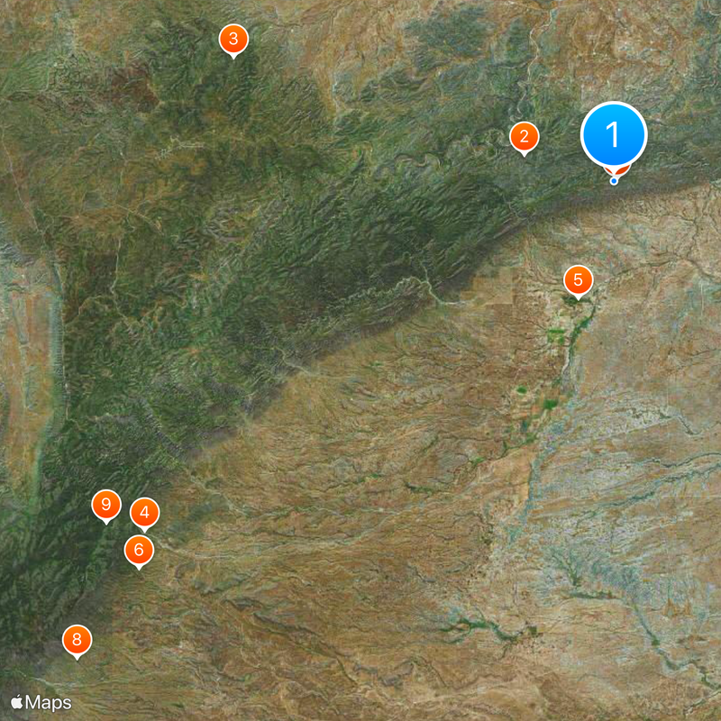 Carlsbad Caverns National Park Map