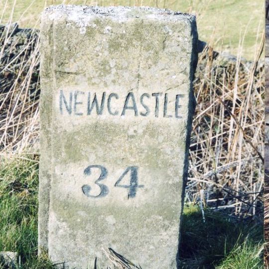 Milestone, Haltwhistle Common; between "Twice Brewed" PH and Greenhead; opp. "Milestone House"