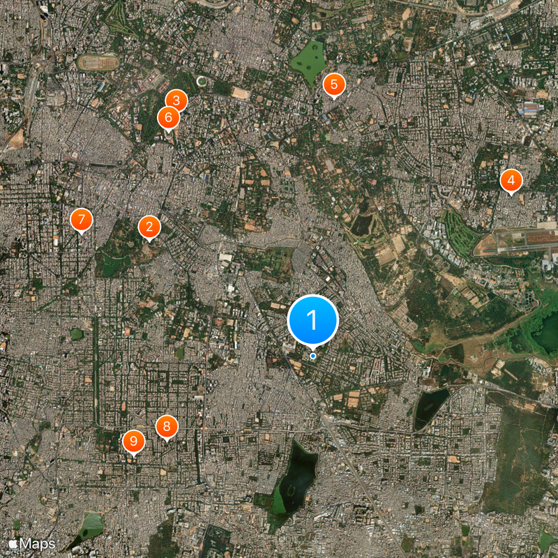 St. John's Medical College Map