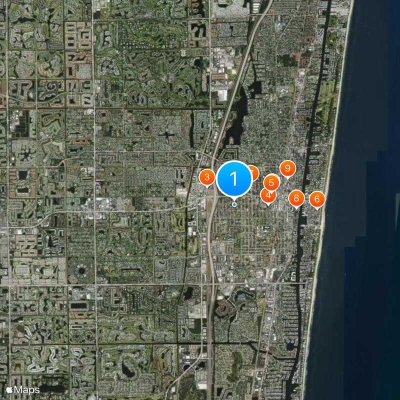 Delray Beach Mapa