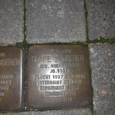 Stolperstein en memoria de Claire Zauderer