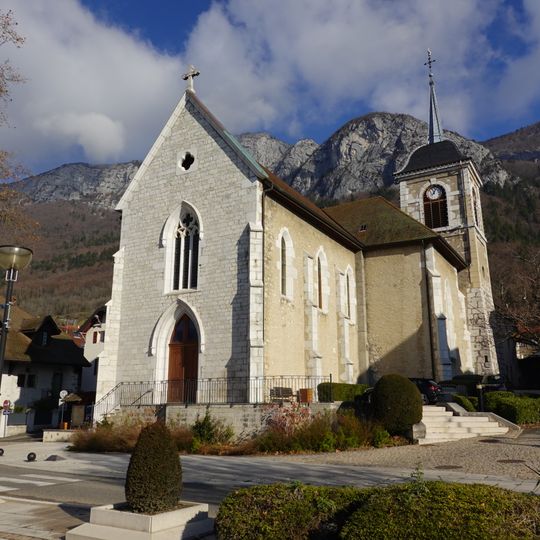 Kirche vom Heiligen Sankt Moritz in Veyrier-du-Lac