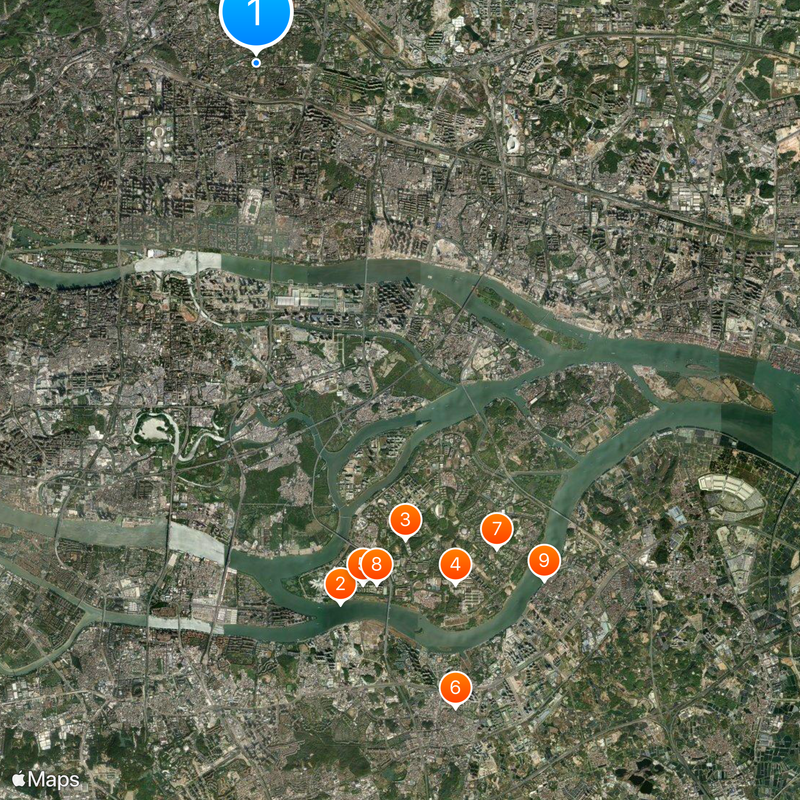 South China University of Technology Map