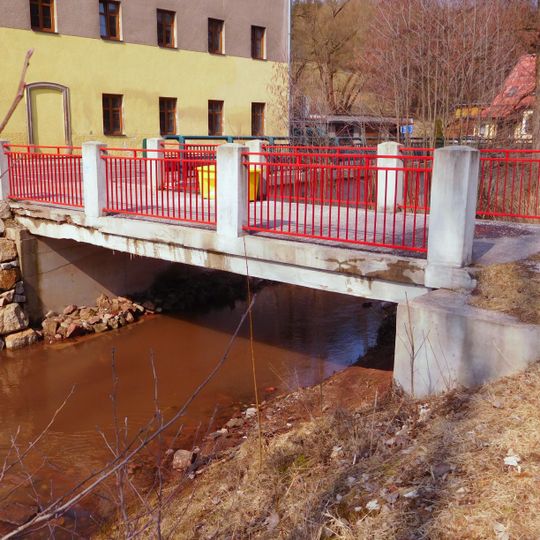 Bridge over Luční potok in Rudník near no. 54