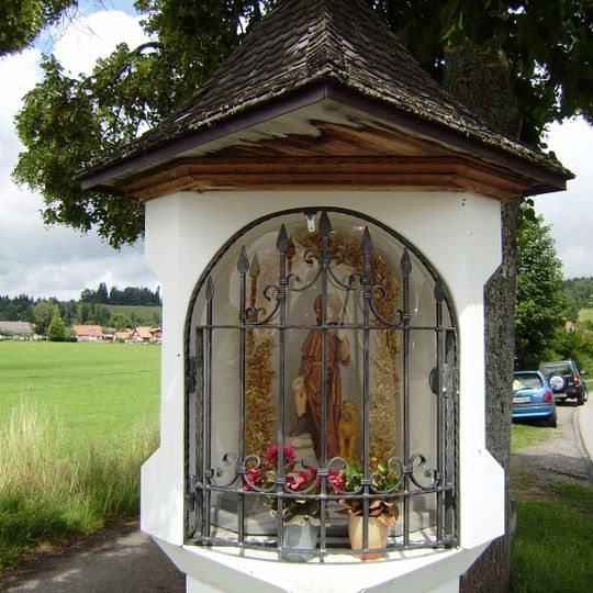Bildstock Hl Rochus am Pestfriedhof in Röthenbach iA