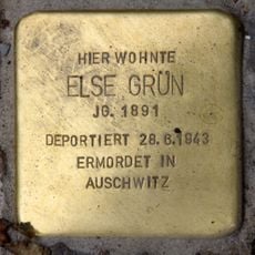 Stolperstein für Else Grün