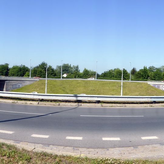 Severní most rondelu Karlovarské třídy v Plzni