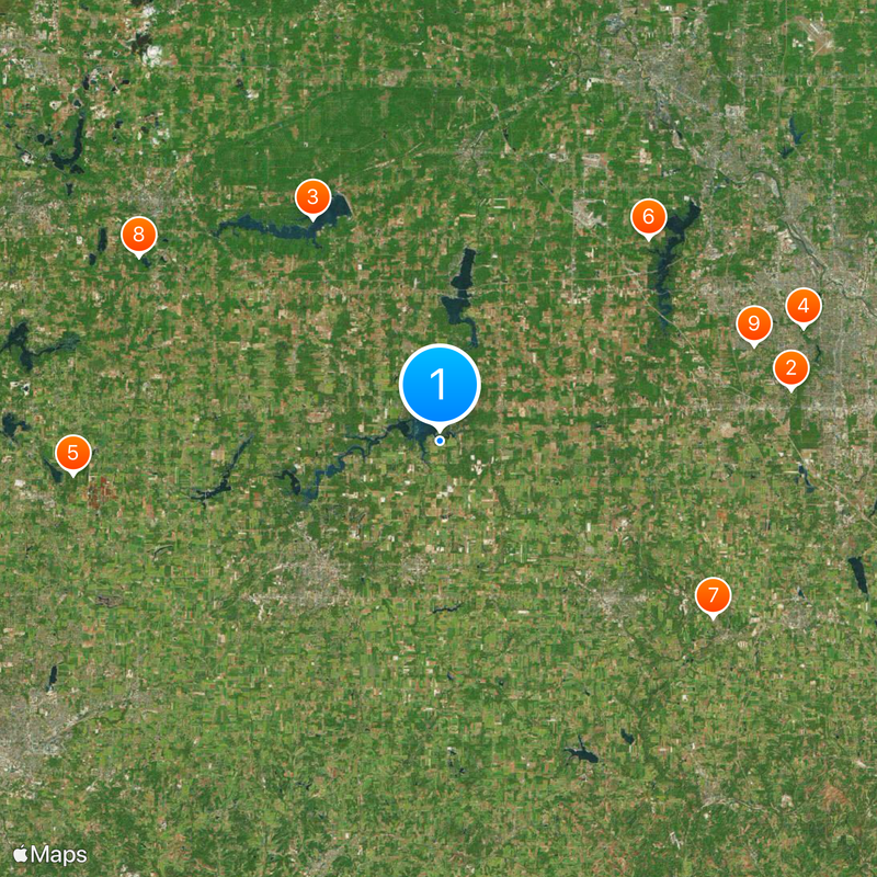 Northeast Ohio Map