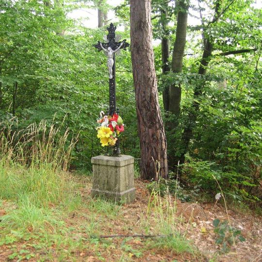 Pamětní kříž u cesty ze Smolotel na Makovou Horu