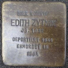 Stolperstein à la mémoire d’Edith Zytnik