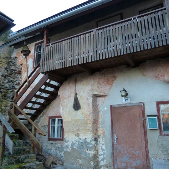 Inneres Gebäude der Burg Lavant