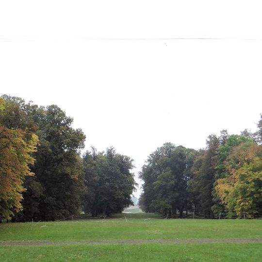 Park at Bishops Palace in Wolbórz
