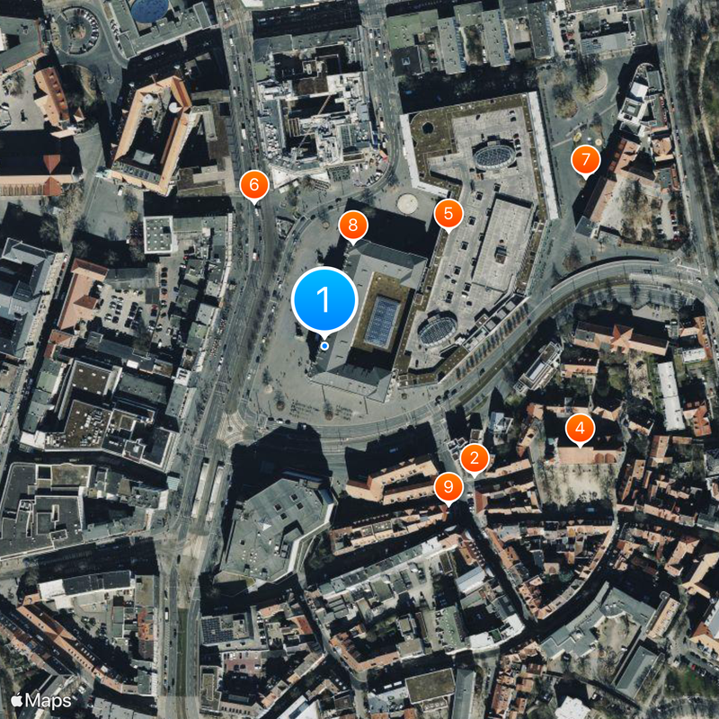 Brunswick Palace Map