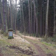 Kříž na lesním rozcestí pod Křížovým vrchem