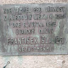 Pamětní deska Františka Šlajera