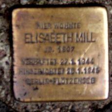 Stolperstein en memoria de Elisabeth Mill