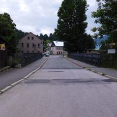 Bridge over the Úpa in Svoboda nad Úpou near the post office