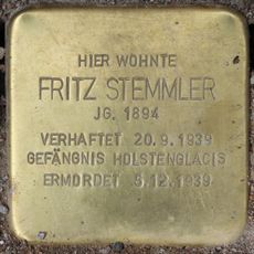 Stolperstein em memória de Fritz Stemmler