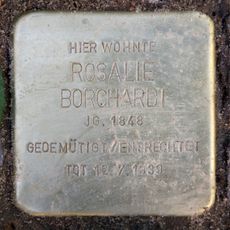 Stolperstein en memoria de Rosalie Borchardt