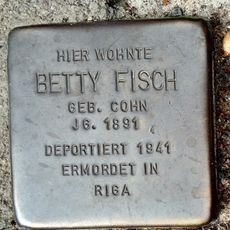 Stolperstein à la mémoire de Betty Fisch