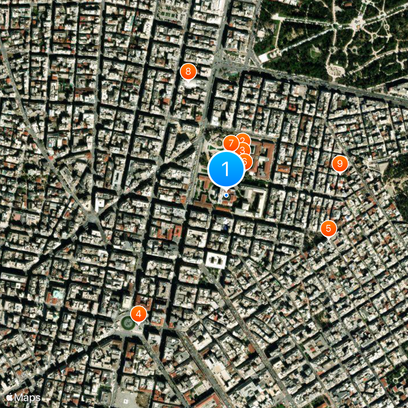 National Technical University of Athens Map