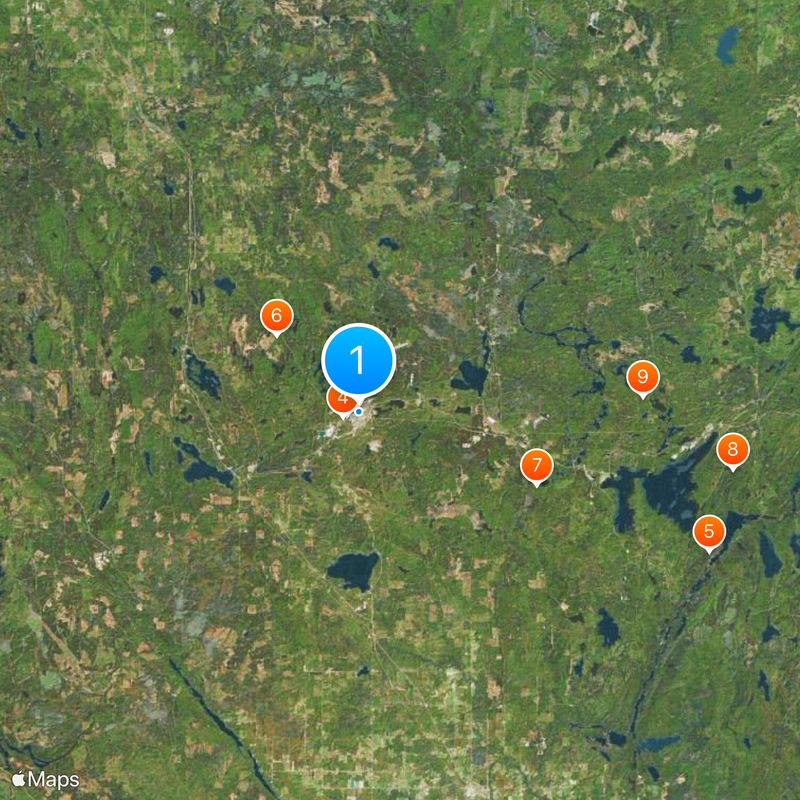 Kirkland Lake Carte