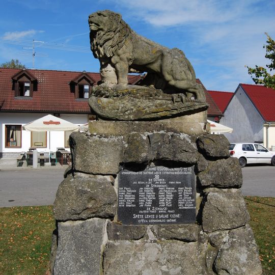 World War I memorial in Strunkovice nad Blanicí