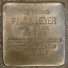 Stolperstein dedicated to Paula Meyer