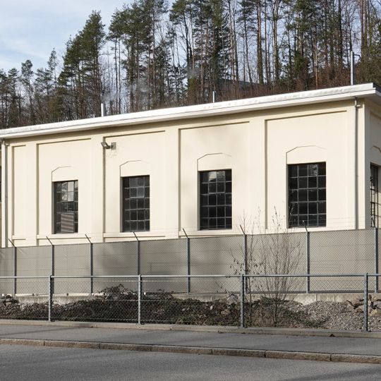 Former boiler house of the paper mill