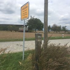 Kronförstchen, Wegestein nach Lubachau