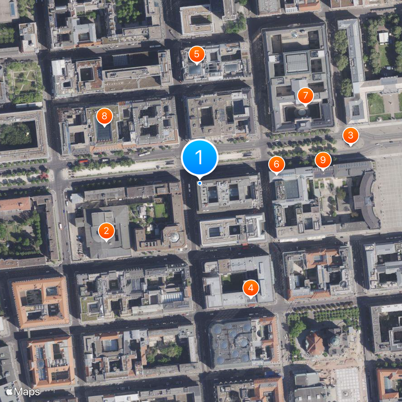 Friedrichstraße Map
