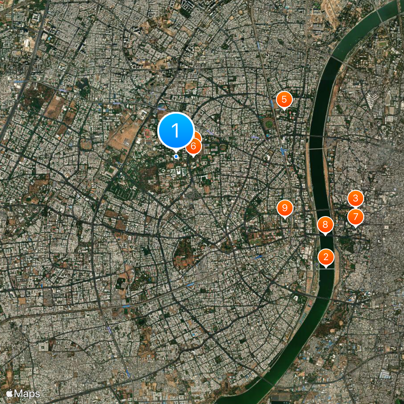 Gujarat University Map