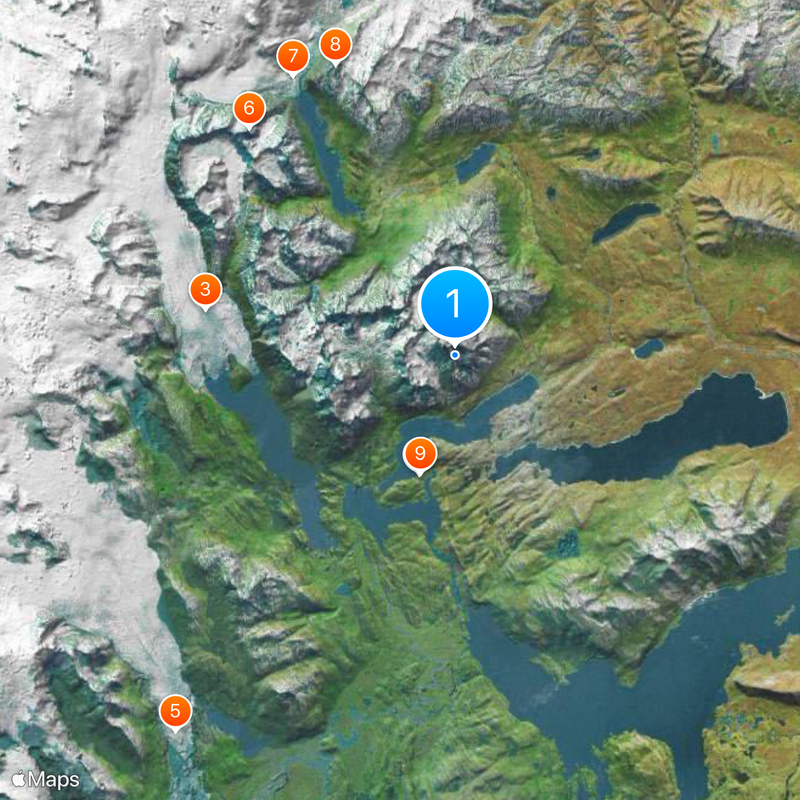 Parque Nacional Torres del Paine Mapa