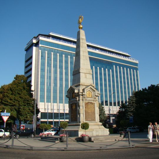 Obelisk in honor of the 200th anniversary of the Kuban cossacks, Krasnodar