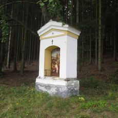 Kaplička na křížové cestě Lhenice - 9. zastavení