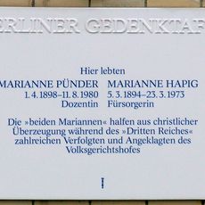 Commemorative plaque