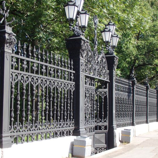 Fence of Summer Garden in Kronstadt
