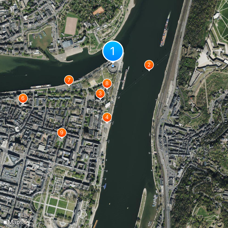 Middle Rhine Map