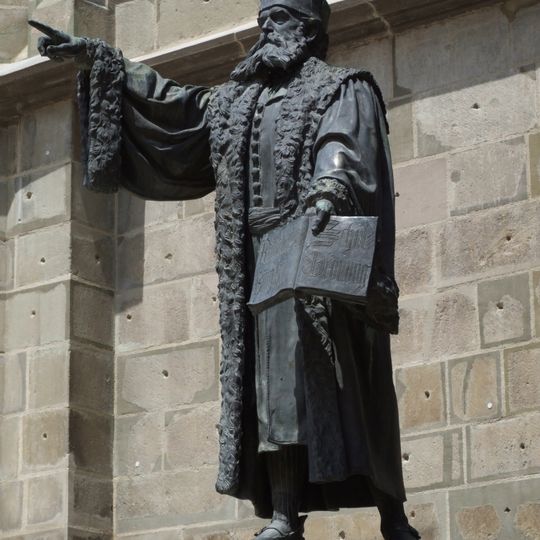 Monument to Johannes Honterus, Harro Magnussen, Brașov