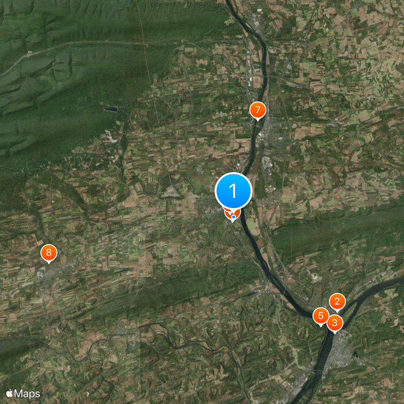 Université Bucknell Carte