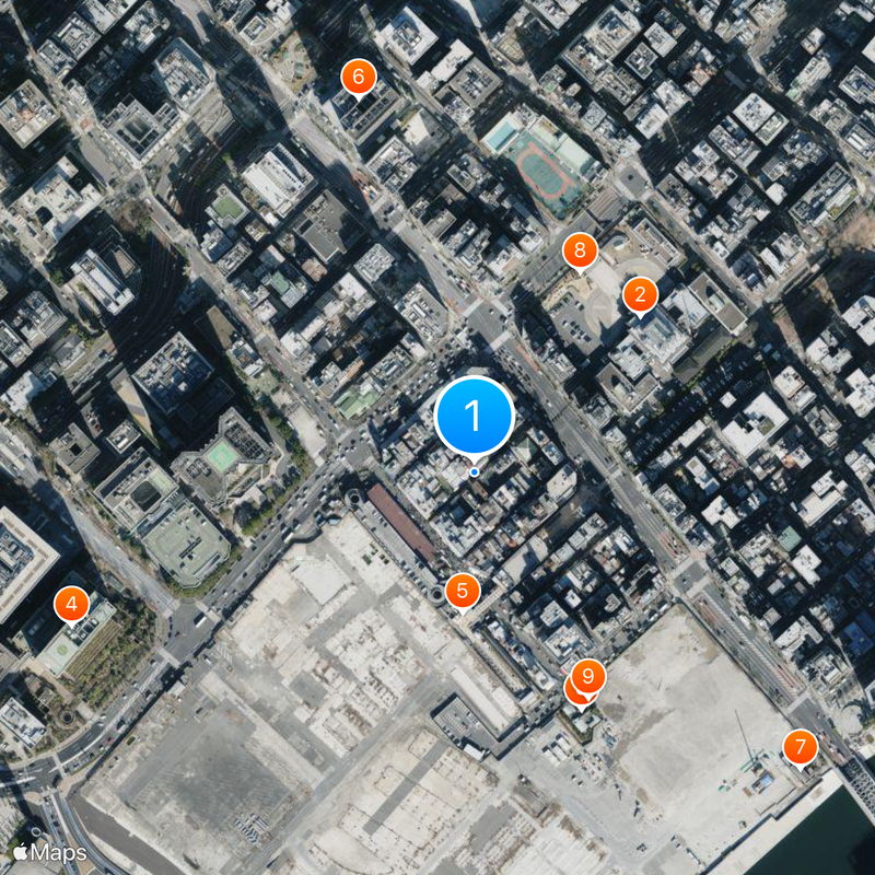 Tsukiji Outer Market Map