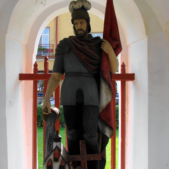 Saint Florian shrine in Muszyna