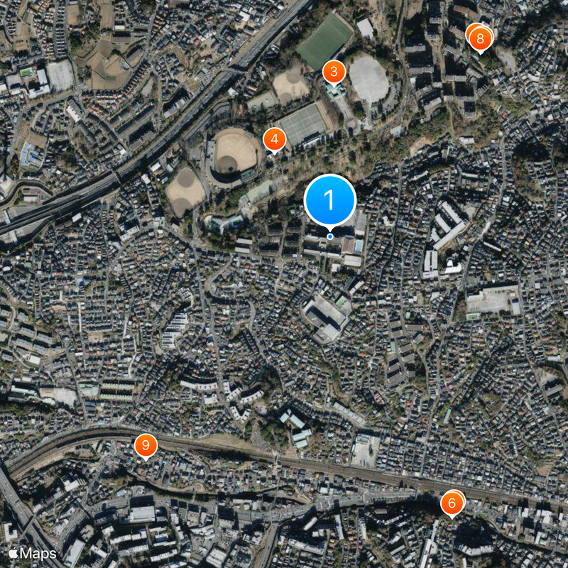横浜市立桜丘高等学校 Map