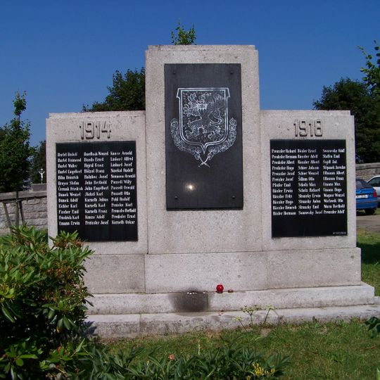 World War I memorial in Příchovice