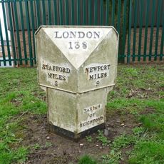 Milepost Stafford Newport Road 5 Miles From Stafford