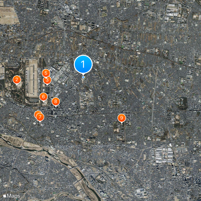 Showa Daiichi Academy Map