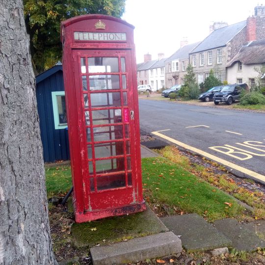 Town Yetholm, Main Street, K6 Telephone Box