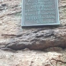 Pamětní deska na skále na Kleti