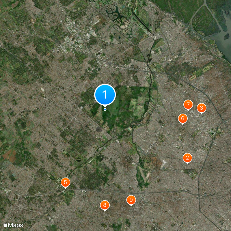Campo de Mayo Map